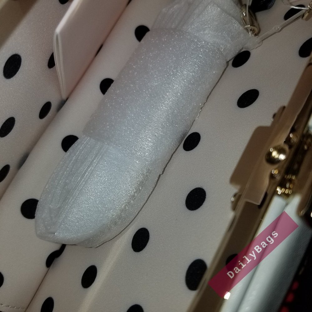 PEACH MELBA CLUTCH KATE SPADE NWT 100% AUTHENTIC CROSSBODY KITT WICKER CLUTCH - Picture 8 of 8